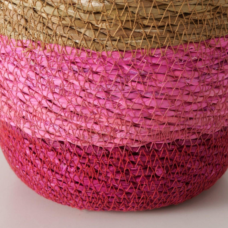 Afbeelding laden in galerijviewer, Boltze home mandje rosaly 2-delig zeewier ø13,5-17cm