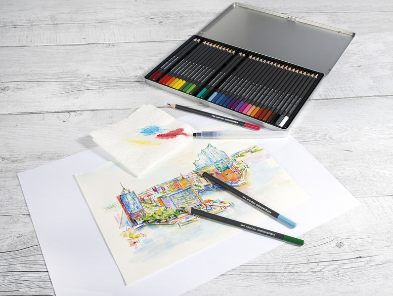 Afbeelding laden in galerijviewer, Eberhard faber ef-579925 waterpenseel set 3 maten s, m, l