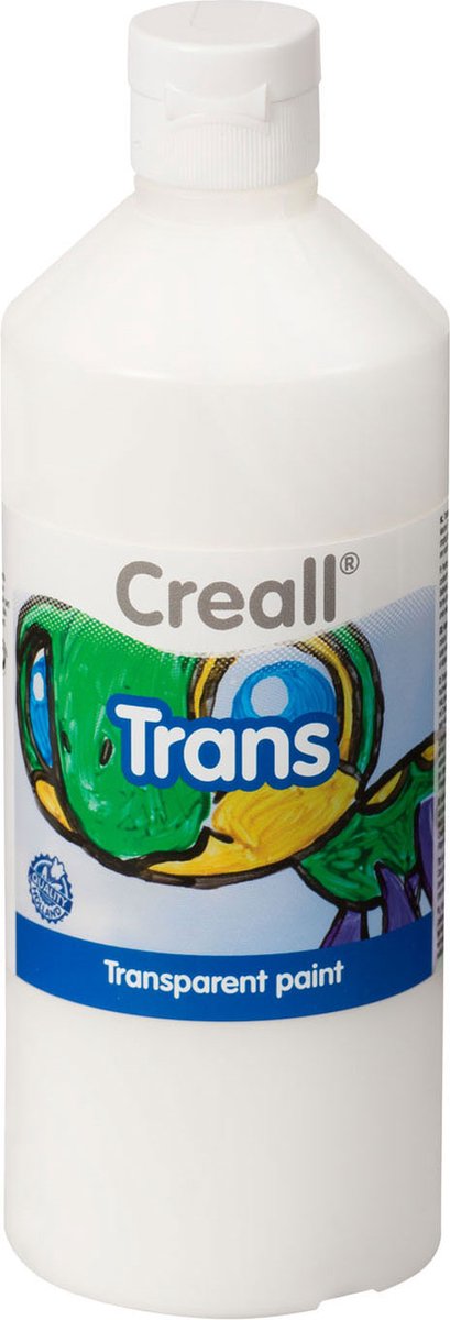 Afbeelding laden in galerijviewer, Creall raamverf trans wit 500ml | 1 fles