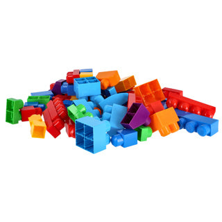 Afbeelding laden in galerijviewer, Mega bloks grote bouwtas - 60 blokken - classic bouwstenen voor 1+ jaar