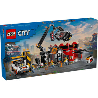 Afbeelding laden in galerijviewer, Lego 60472 my city schroothoop met auto's