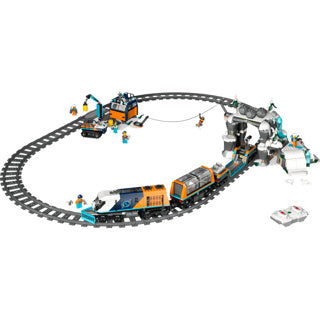 Afbeelding laden in galerijviewer, Lego city onderzoekstrein op de noordpool voertuig speelgoed - 60470