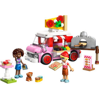 Afbeelding laden in galerijviewer, Lego friends pizzatruck speelgoed voor kinderen vanaf 6 jaar met 2 poppetjes 42694