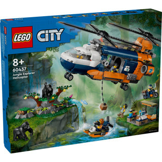 Afbeelding laden in galerijviewer, Lego 60437 city exploration jungleonderzoekers helikopter bij de basis