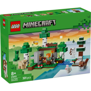Afbeelding laden in galerijviewer, Lego minecraft eerste nacht-avontuur speelgoed voor kinderen en kinderkamer decoratie 21593