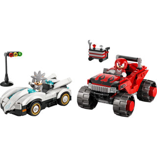 Afbeelding laden in galerijviewer, Lego sonic the hedgehog 77118 silvers auto vs. knuckles' monstertruck