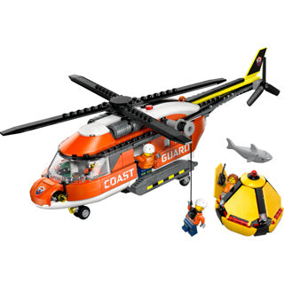 Afbeelding laden in galerijviewer, Lego city exploration 60503 kustwacht helikopter