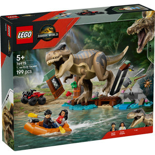 Afbeelding laden in galerijviewer, Lego jurassic world 76975 t. rex rivierontsnapping