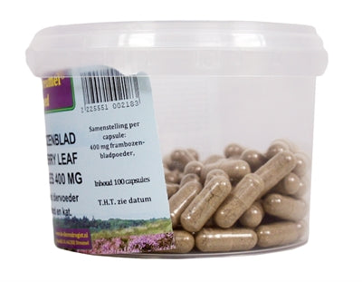Afbeelding laden in galerijviewer, Dierendrogist Frambozenblad capsules