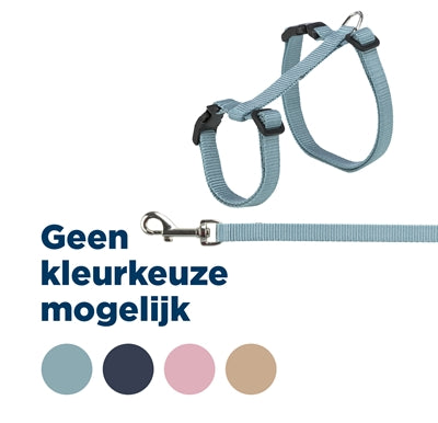 Afbeelding laden in galerijviewer, Trixie kattentuig met riem assorti