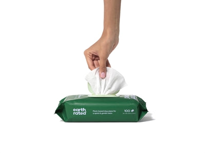Afbeelding laden in galerijviewer, Earth rated dog wipes lavendel composteerbaar