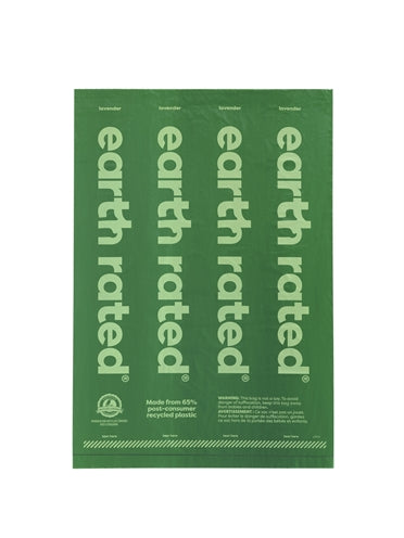 Afbeelding laden in galerijviewer, Earth rated poepzakjes lavendel gerecycled