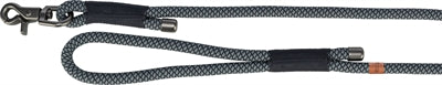 Afbeelding laden in galerijviewer, Trixie soft rope hondenriem zwart grijs