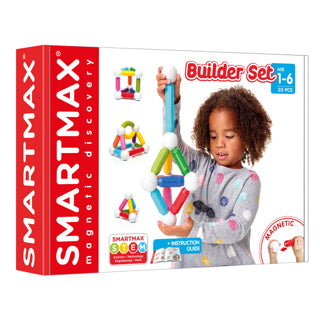 Afbeelding laden in galerijviewer, Smartmax my first builder set - magnetisch bouwspeelgoed - 20-delige set met gebogen staven - educatief speelgoed voor peuters - vanaf 1 jaar