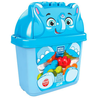 Afbeelding laden in galerijviewer, Mattel mega bloks animal buckets fisher price assorti | 4 stuks