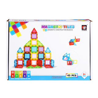 Afbeelding laden in galerijviewer, Science magnetische tegels - 45 delig 6,5 cm
