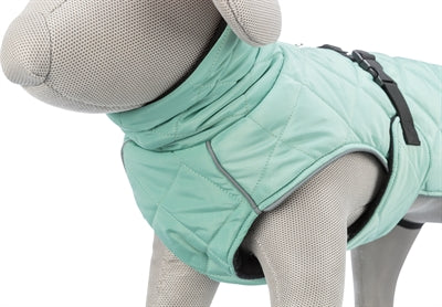 Afbeelding laden in galerijviewer, Trixie citystyle be eco hondenjas oslo gerecycled jade groen