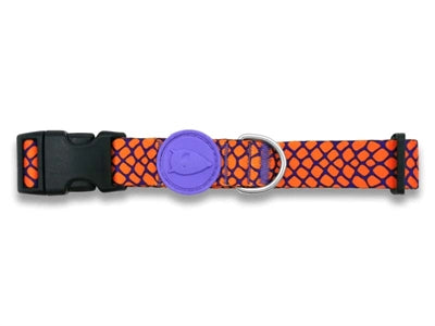 Afbeelding laden in galerijviewer, Morso halsband hond gerecycled urban lizard rood