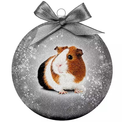 Afbeelding laden in galerijviewer, Plenty gifts Kerstbal frosted cavia zilver