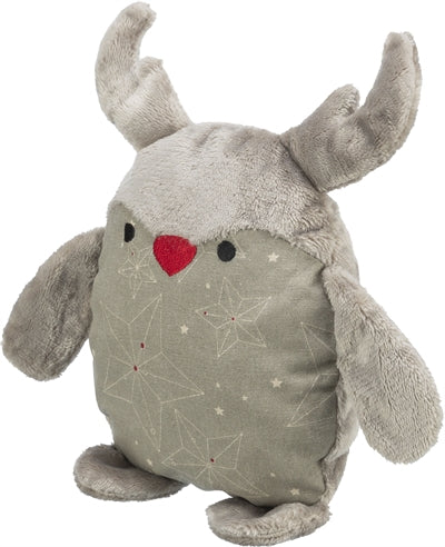 Afbeelding laden in galerijviewer, Trixie Xmas rendier zonder geluid stof pluche grijs