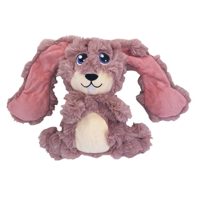 Afbeelding laden in galerijviewer, Kong Scrumplez bunny pluche met piep roze