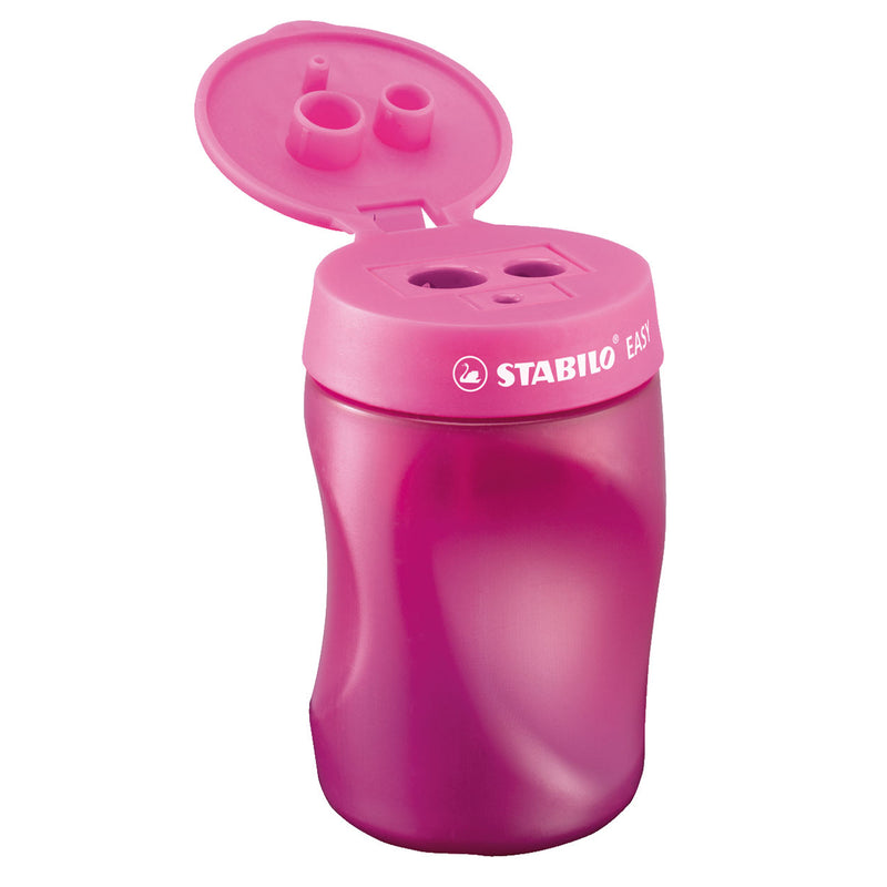Afbeelding laden in galerijviewer, Stabilo easysharpener - 3 in 1 puntenslijper - links - roze