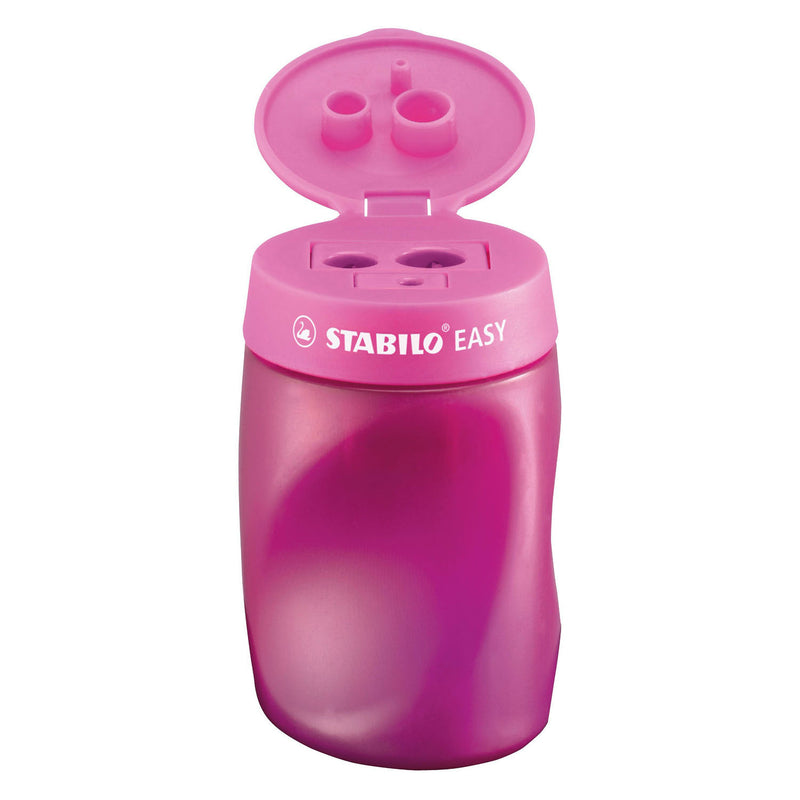 Afbeelding laden in galerijviewer, Stabilo easysharpener - 3 in 1 puntenslijper - rechts - roze