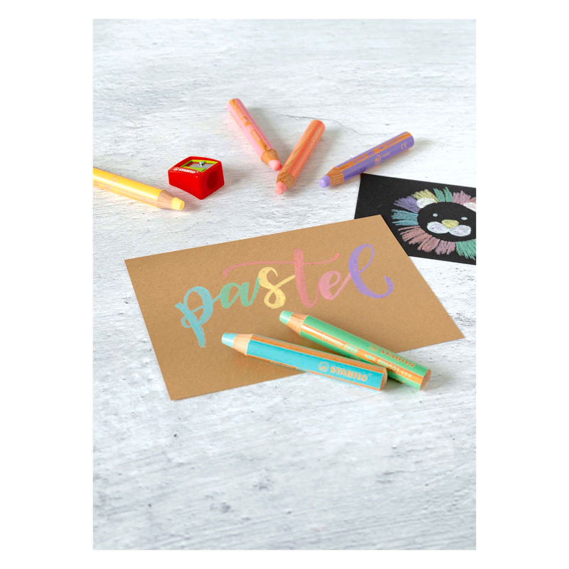Afbeelding laden in galerijviewer, Stabilo woody 3 in 1 - multitalent potlood - pastelrood