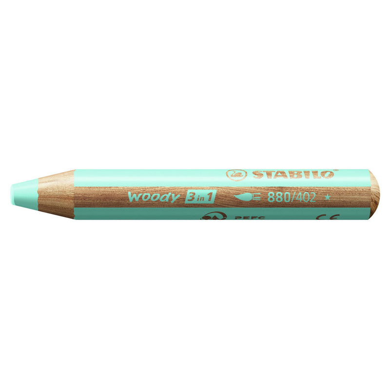 Afbeelding laden in galerijviewer, Stabilo woody 3 in 1 - multitalent kleurpotlood - pastel blauw