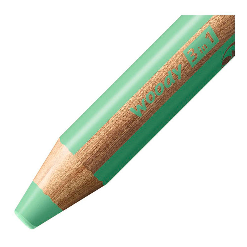 Afbeelding laden in galerijviewer, Stabilo woody 3 in 1 - multitalent kleurpotlood - pastel groen