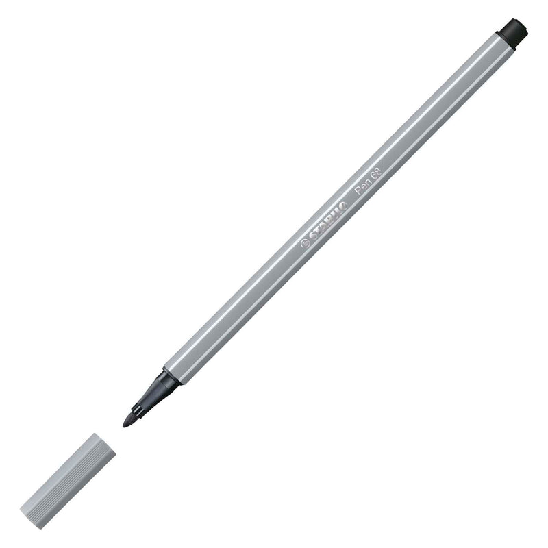 Afbeelding laden in galerijviewer, Stabilo pen 68 - viltstift - medium koud grijs (68 95)