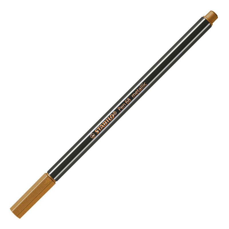 Afbeelding laden in galerijviewer, Stabilo pen 68 metallic - viltstift - koper (68 820)