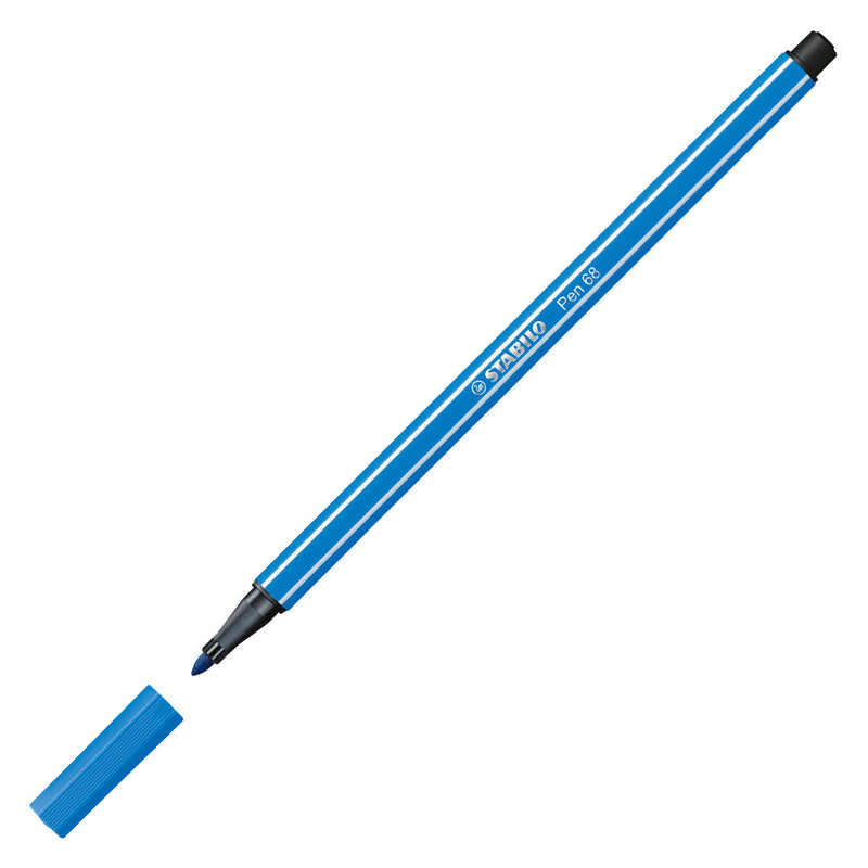 Afbeelding laden in galerijviewer, Stabilo pen 68 - viltstift - donkerblauw (68 41)