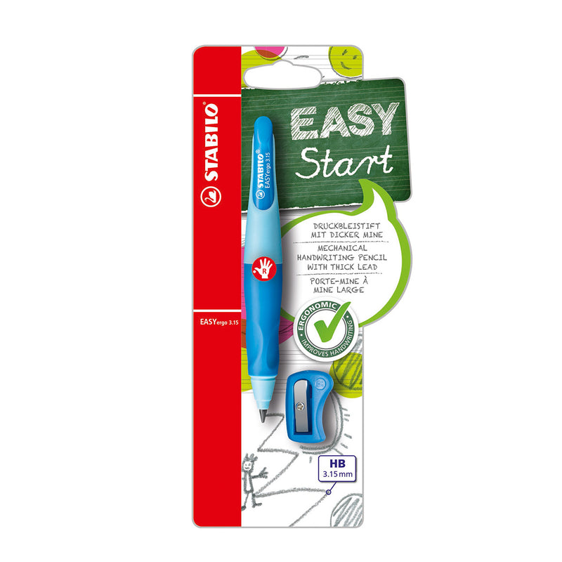 Afbeelding laden in galerijviewer, Stabilo easyergo 3.15 - ergonomisch vulpotlood - rechtshandig - blauw