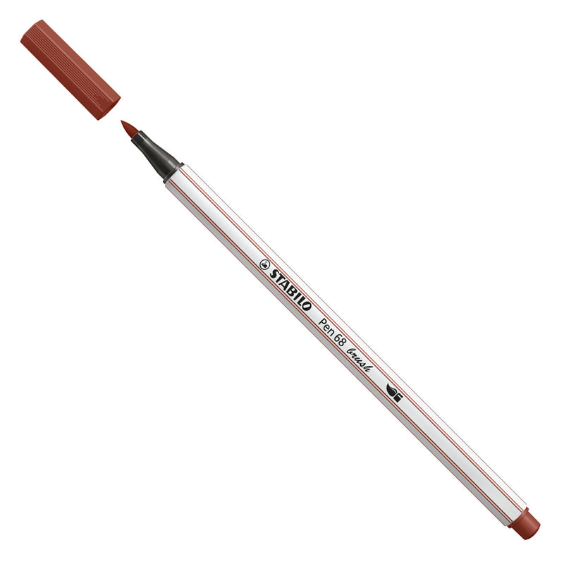 Afbeelding laden in galerijviewer, Stabilo pen 68 brush - viltstift - sienna (75)