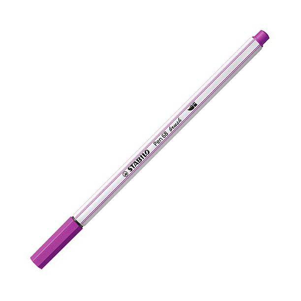 Afbeelding laden in galerijviewer, Stabilo pen 68 brush - viltstift - lila (58)