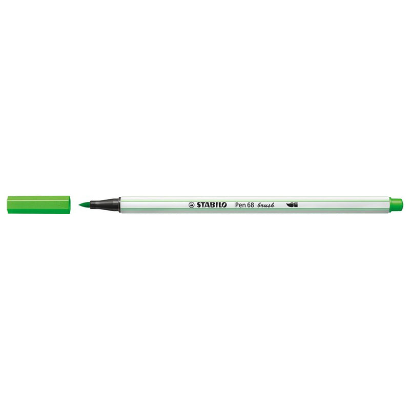 Afbeelding laden in galerijviewer, Stabilo pen 68 brush - viltstift - lichtgroen (33)