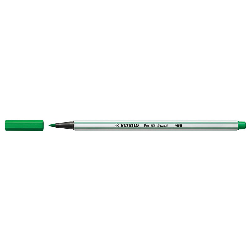 Afbeelding laden in galerijviewer, Stabilo pen 68 brush - viltstift - groen (36)