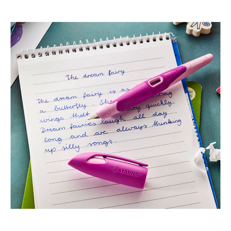 Afbeelding laden in galerijviewer, Stabilo easybirdy 3d dreamworld rechtshandige vulpen - roze