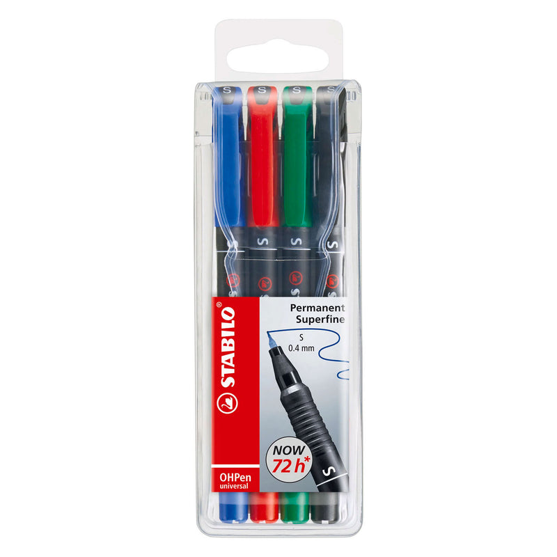 Afbeelding laden in galerijviewer, Stabilo ohpen superfijn permanente marker in etui - 4dlg.