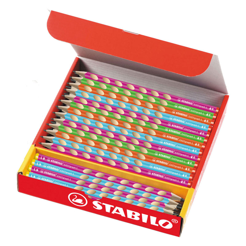 Afbeelding laden in galerijviewer, Stabilo easygraph s schoolverpakking grafietpotloden - 48st.