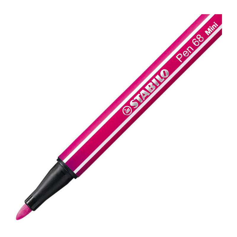 Afbeelding laden in galerijviewer, Stabilo pen 68 mini - premium viltstift - animal vibes - etui met 8 kleuren + sticker