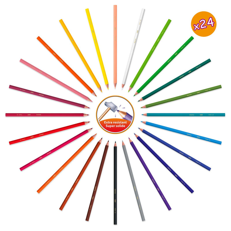 Afbeelding laden in galerijviewer, Bic kids kleurkoffer met stickers