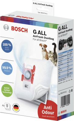Afbeelding laden in galerijviewer, Bosch bbzafgall stofzuigerzakken 4 stuks