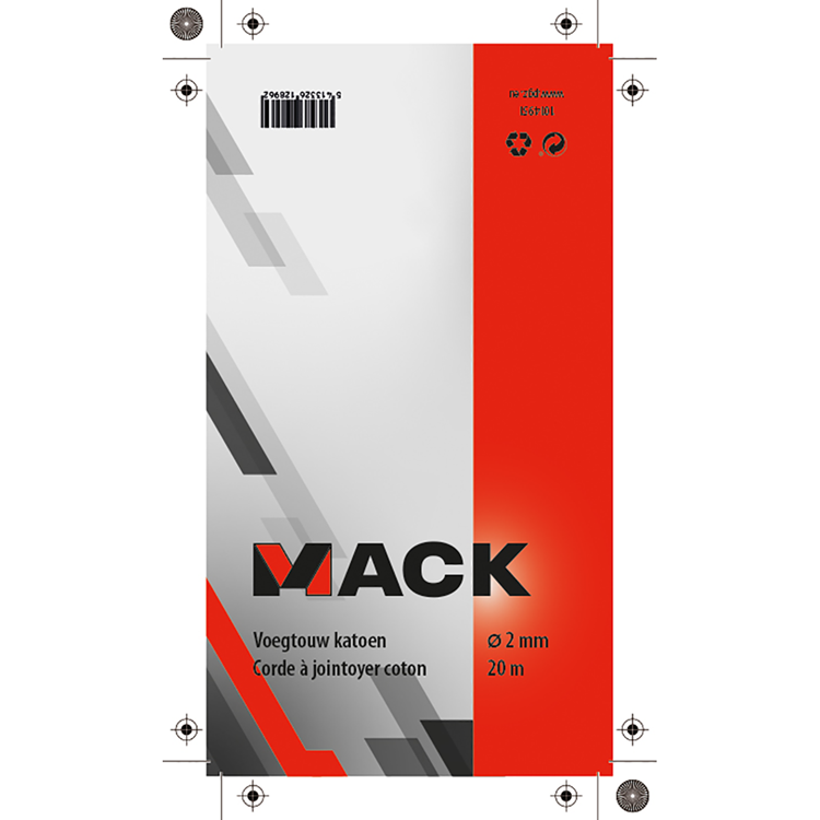 Afbeelding laden in galerijviewer, Mack 1014951 - voegtouw katoen 2mm-20m | 5 stuks