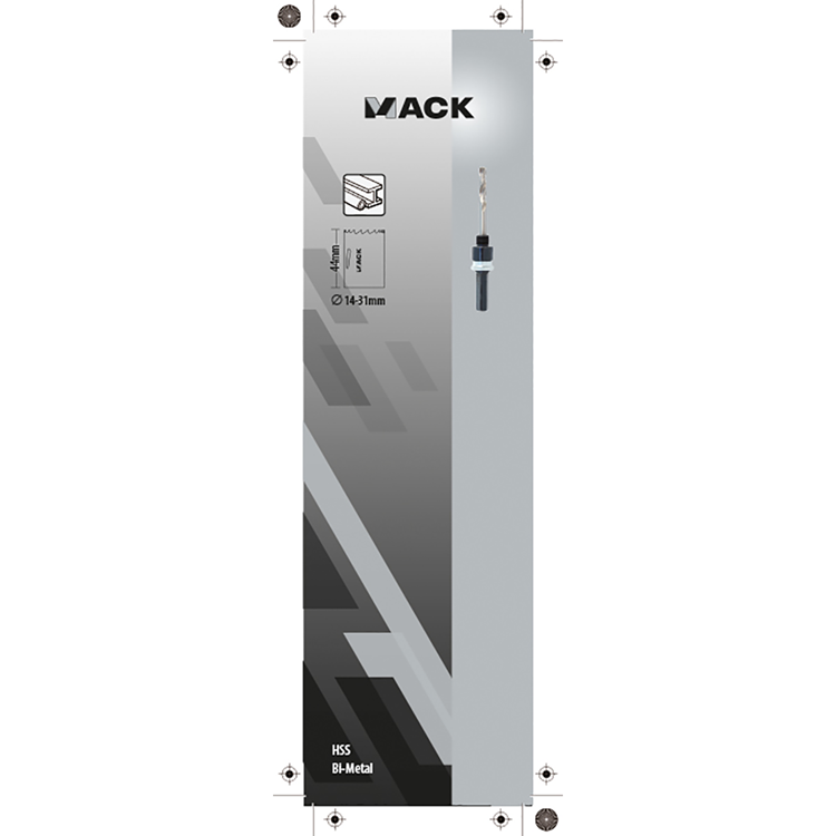 Afbeelding laden in galerijviewer, Mack 1018364 - gatzaaghouder quick lock ø 14-30mm | 3 stuks