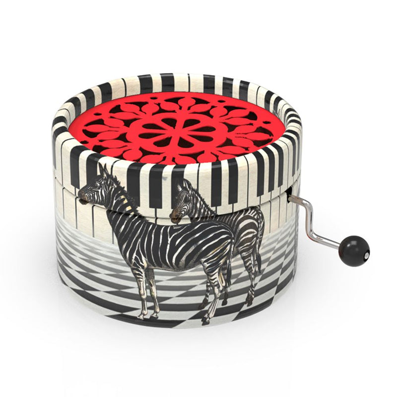 Afbeelding laden in galerijviewer, Rondo48 muziekje: zebra 01 (frére jacque