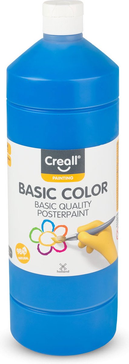 Afbeelding laden in galerijviewer, Creall schoolverf blauw, 1 liter