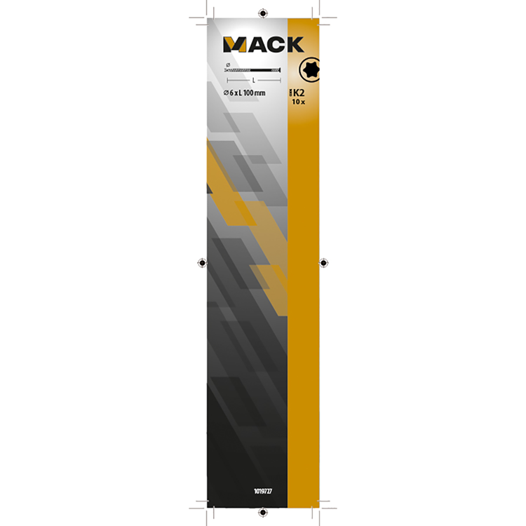 Afbeelding laden in galerijviewer, Mack 1019727 - regelschroef verzinkt 10 st 6 x 100 mm | 5 stuks