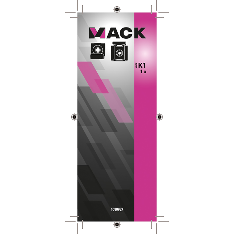 Afbeelding laden in galerijviewer, Mack 1019927 - spiegelhouder-set 1 st | 5 stuks
